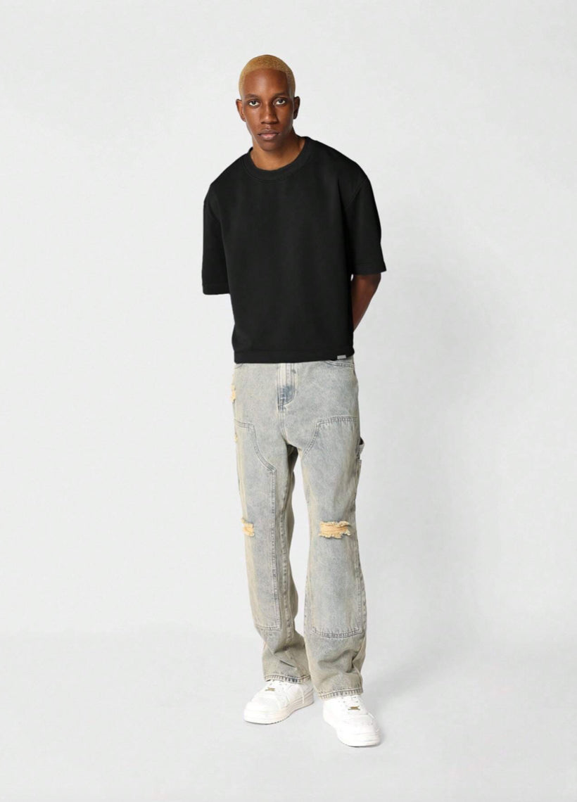 SUMWON CROP FIT PREMIUM HEAVYWEIGHT ESSENTIAL TEE