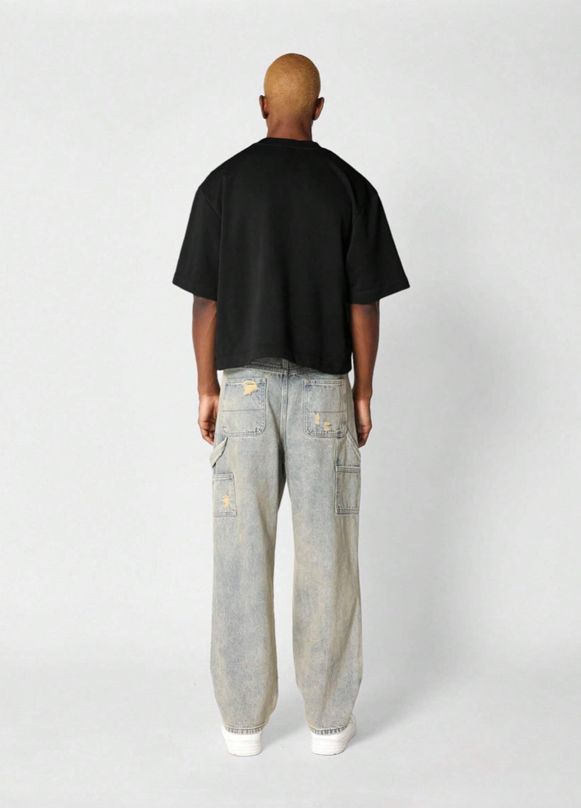 SUMWON CROP FIT PREMIUM HEAVYWEIGHT ESSENTIAL TEE