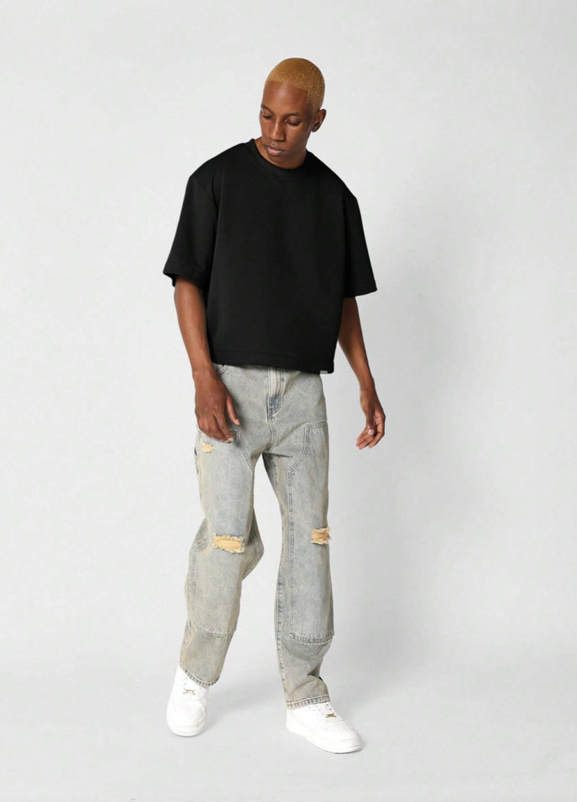 SUMWON CROP FIT PREMIUM HEAVYWEIGHT ESSENTIAL TEE