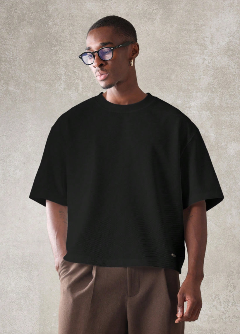 SUMWON エッセンシャル ボックス オットマン ジャージー Tシャツ