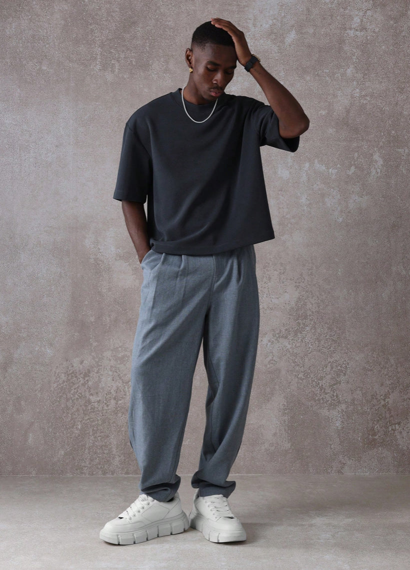 SUMWON PREMIUM OVERSIZED CREW NECK T-SHIRT
