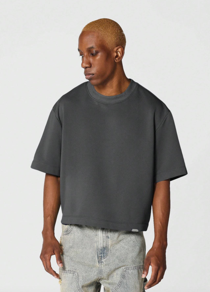SUMWON CROP FIT PREMIUM HEAVYWEIGHT ESSENTIAL TEE