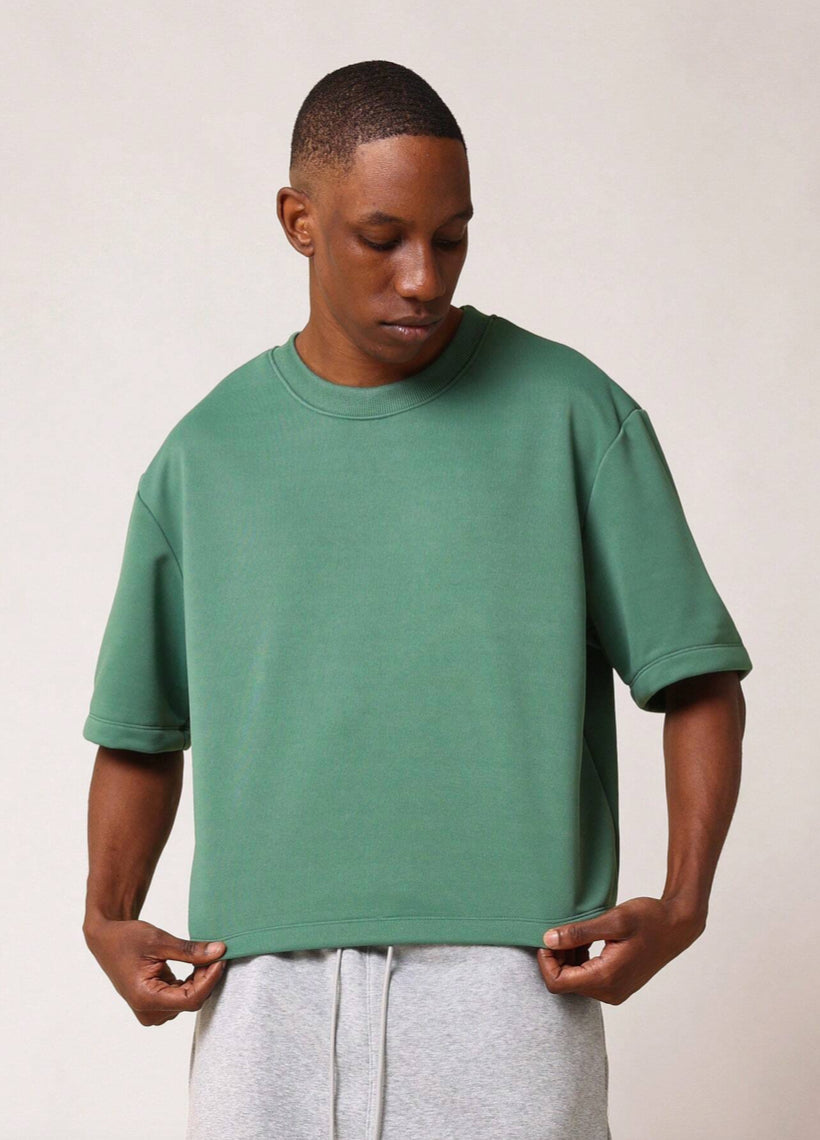 SUMWON CROP FIT PREMIUM HEAVYWEIGHT ESSENTIAL TEE