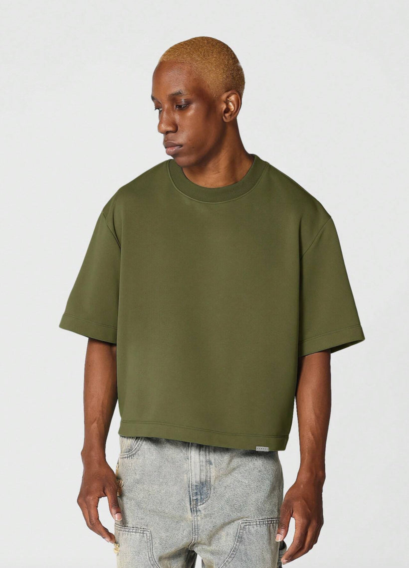 SUMWON CROP FIT PREMIUM HEAVYWEIGHT ESSENTIAL TEE