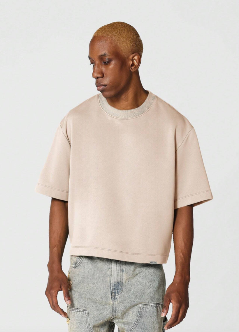SUMWON CROP FIT PREMIUM HEAVYWEIGHT ESSENTIAL TEE