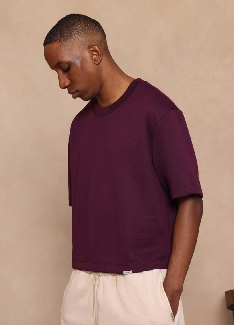 SUMWON CROP FIT PREMIUM HEAVYWEIGHT ESSENTIAL TEE