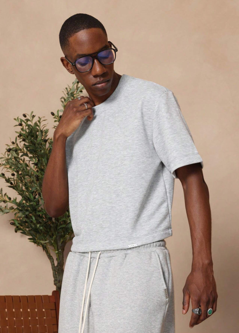 SUMWON CROP FIT PREMIUM HEAVYWEIGHT ESSENTIAL TEE