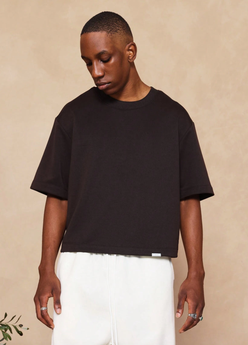 SUMWON CROP FIT PREMIUM HEAVYWEIGHT ESSENTIAL TEE