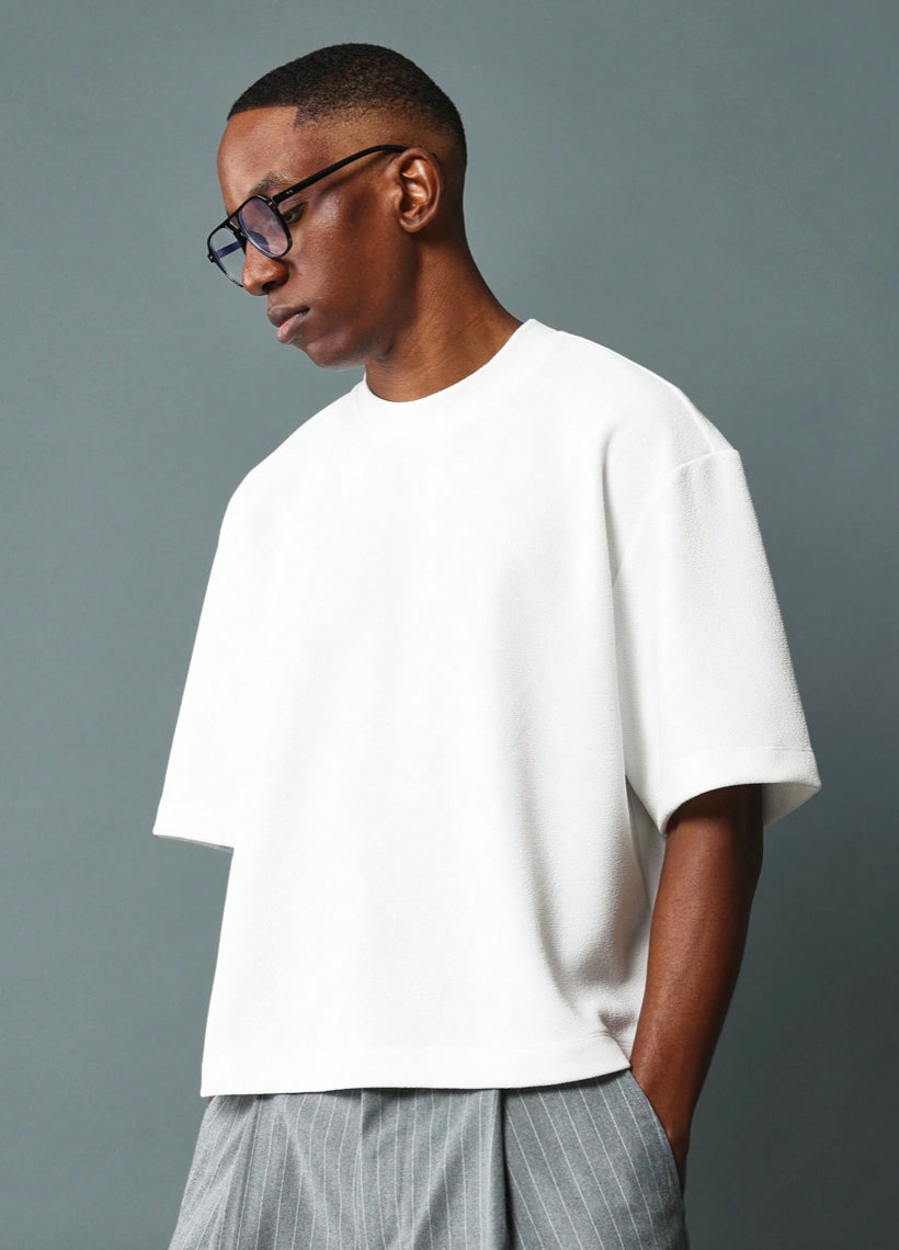 SUMWON PREMIUM OVERSIZED CREW NECK T-SHIRT