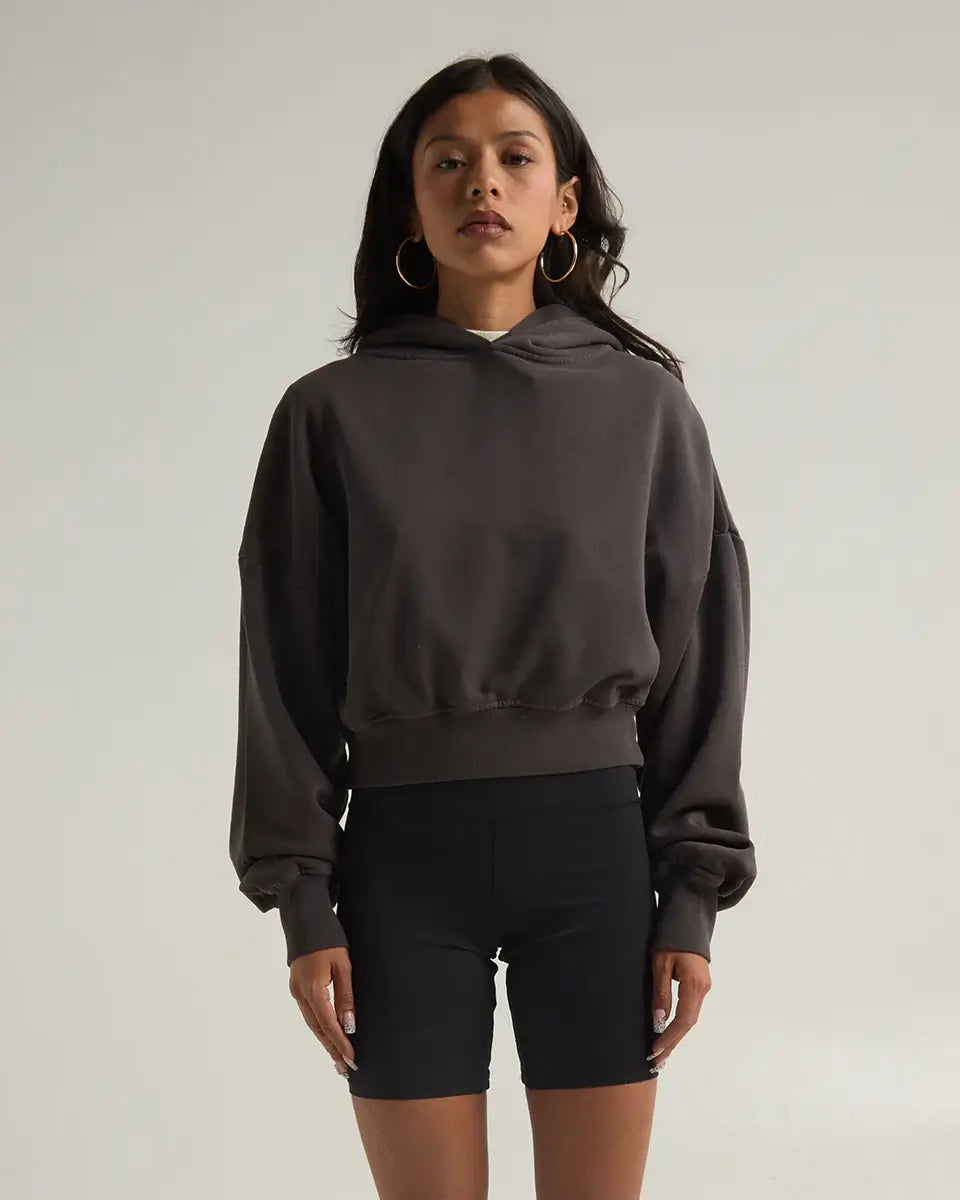 SHAKA WEAR ガーメントダイ クロップ フーディー