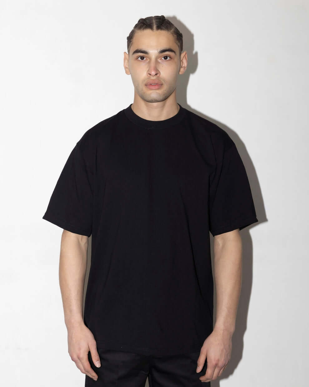 PRO CLUB MENS HEAVYWEIGHT COTTON SHORT SLEEVE CREW NECK